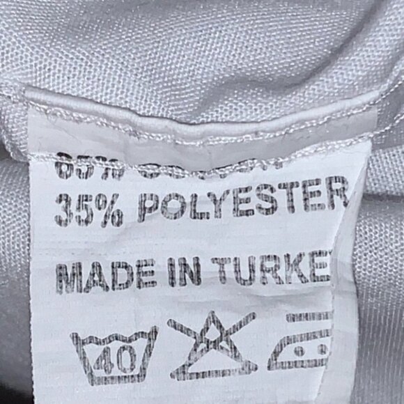 Sartoria Asa man white button down slim fit dress shirt size Large - Picture 9 of 11